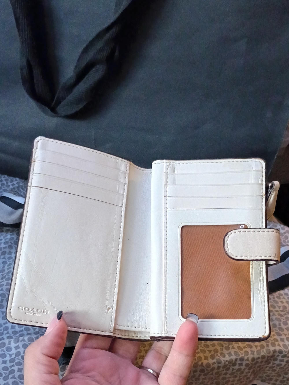 Coach Compact Monogram Wallet - Picture 8 of 14